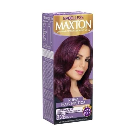 Tintura Maxton Embelleze Creme 8.26 Marsala 100ml - Imagem 1