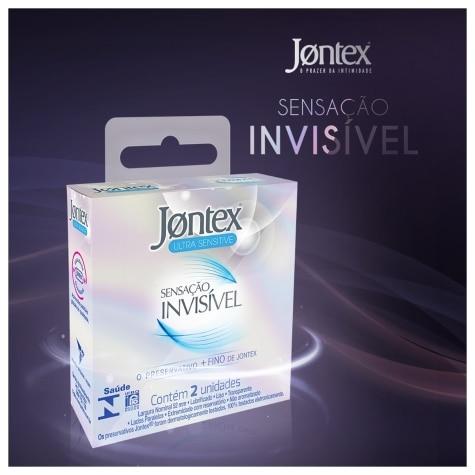 Preservativo Jontex Sensação Invisível 2 Unidades - Imagem 3