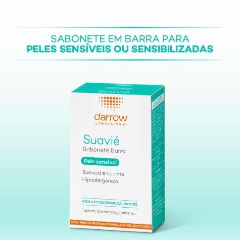 Sabonete em Barra Suavié Pele Sensível Rosto e Corpo 70g - Imagem 6