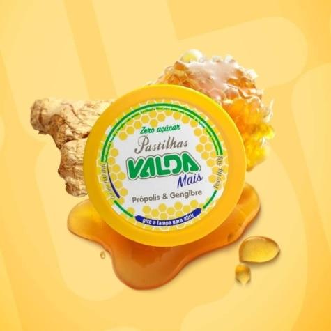 Pastilhas Valda Mais Própolis e Gengibre Zero Açúcar 50g - Imagem 2