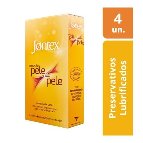 Preservativo Jontex Lubrificado Sensação Pele com Pele 4 Unidades - Imagem 2