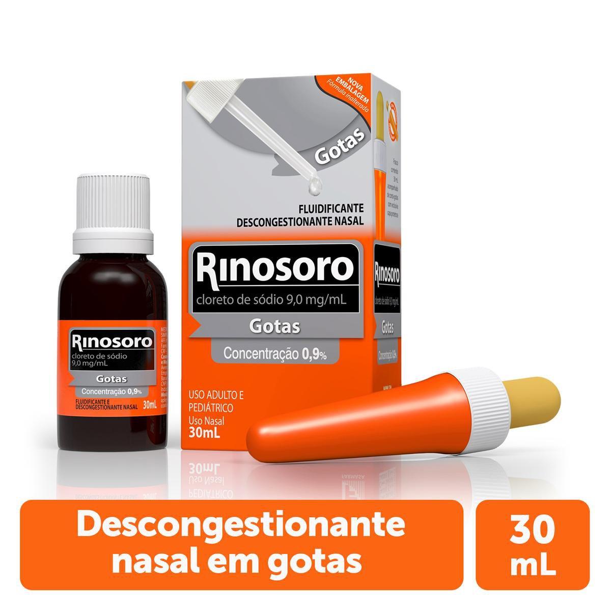 Rinosoro 0,9% Solução Nasal 30ml - Imagem 1