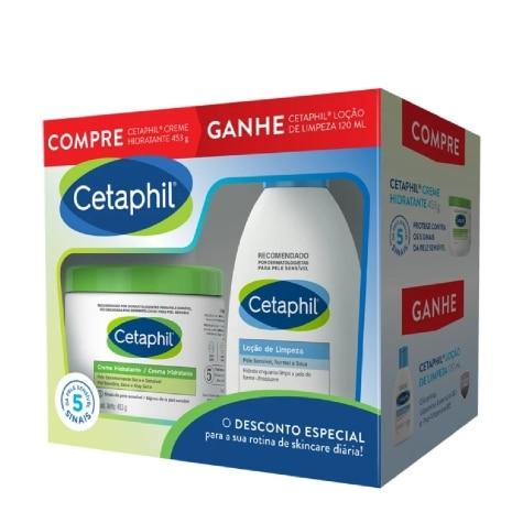 Kit Creme Cetaphil Corpo 453g Ganhe Loção de Limpeza Corpo 120ml - Imagem 1