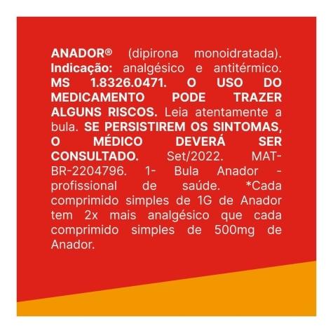 Anador 1g 10 Comprimidos - Imagem 3