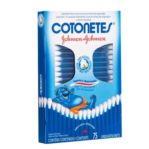Hastes Flexíveis Cotonetes 75 Unidades - Imagem 1