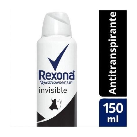 Desodorante Aerossol Rexona Invisible 72h 150ml - Imagem 2