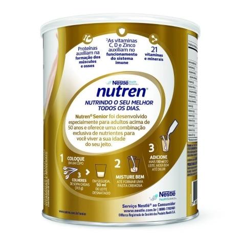 Complemento Alimentar Nutren Senior Sabor Mix de Frutas 740g - Imagem 4