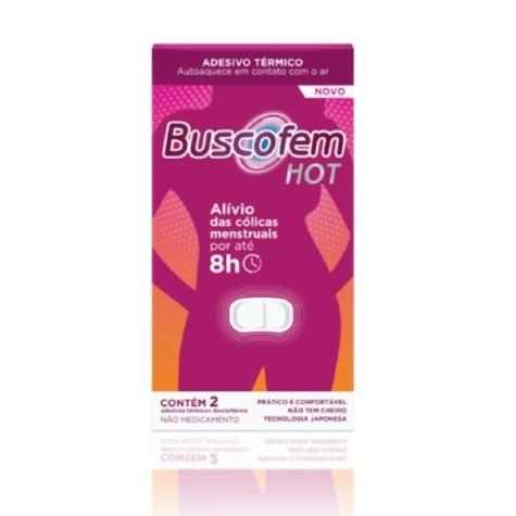 Buscofem Hot 2 Adesivos Térmicos - Imagem 1
