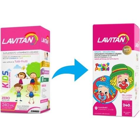 Lavitan Infantil Patati Patatá Sabor Tutti-Fruti Solução Oral 240ml - Imagem 2