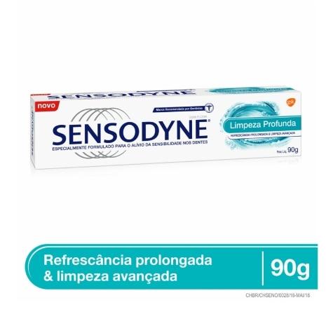 Creme Dental Sensodyne Limpeza Profunda 90g - Imagem 1