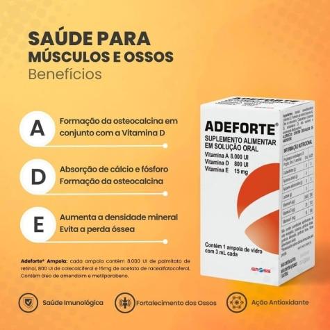 Adeforte Solução Oral 3ml - Imagem 2