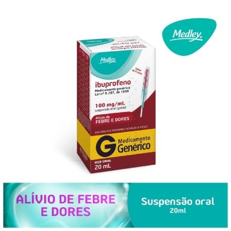 Ibuprofeno Gotas 100mg 20ml Medley Genérico - Imagem 2