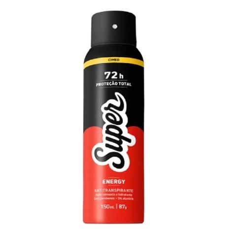 Super Antitranspirante Cimed Energy 72h 150ml - Imagem 1