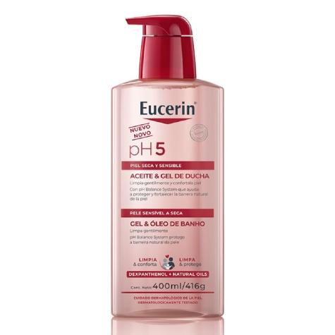 Gel e Óleo de Banho Eucerin pH5 400ml - Imagem 1