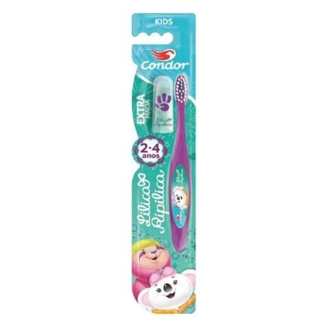Escova Dental Condor Kids+ Lilica Ripilica Extra Macia - Imagem 1