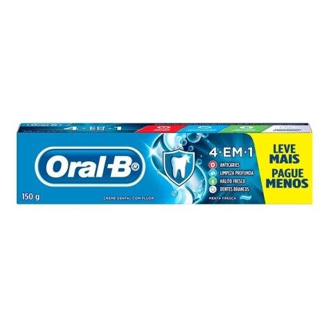 Creme Dental Oral-B 4 em 1 180g - Imagem 1