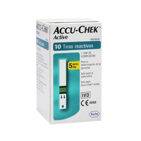Tiras Accu-Chek Active 10 Unidades - Imagem 1
