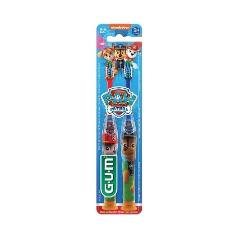 Escova Dental Infantil G.U.M Patrulha Canina 3+ Macia 2 Unidades - Imagem 1