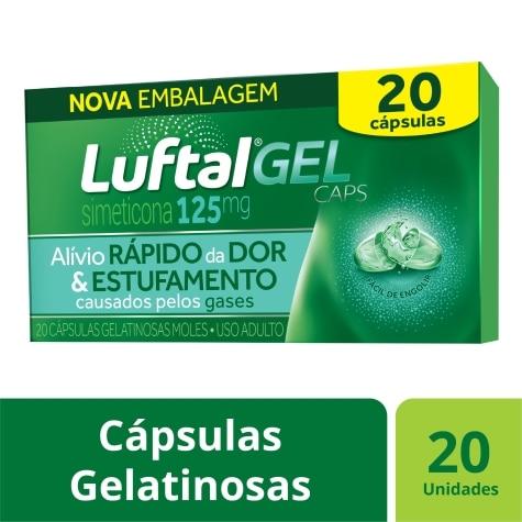 Luftal Gel Caps 125mg 20 Cápsulas - Imagem 1