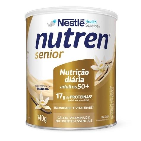 Complemento Alimentar Nutren Senior Sabor Baunilha 740g - Imagem 3