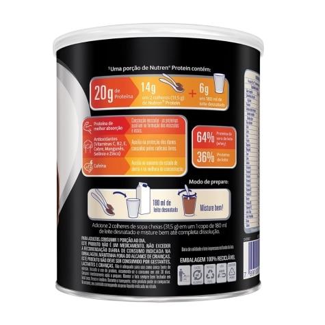 Suplemento Alimentar Nutren Protein Sabor Chocolate 800g - Imagem 3