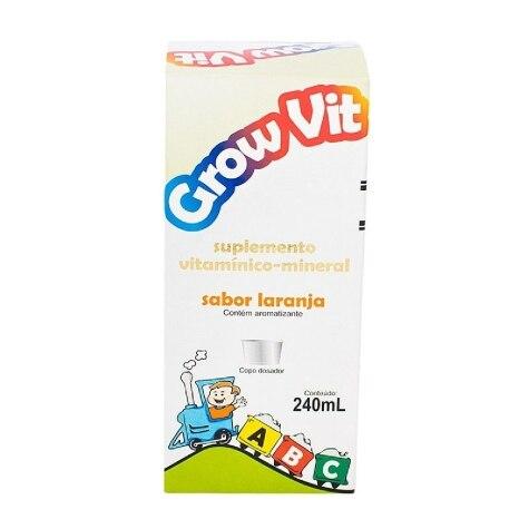 Grow Vit Sabor Laranja 240ml - Imagem 1