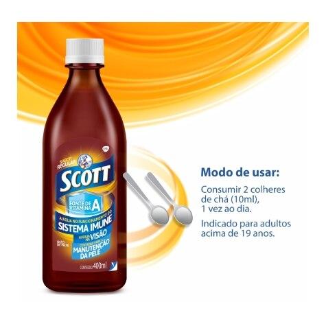 Emulsão Scott Regular 400ml - Imagem 3