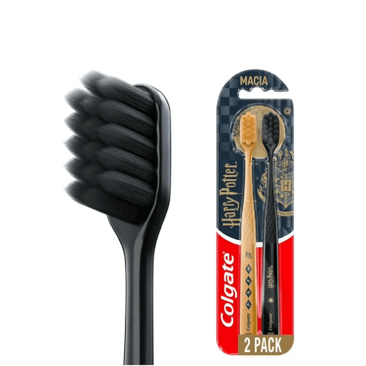 Escova Dental Macia Harry Potter Colgate 2 Unidades - Imagem 2