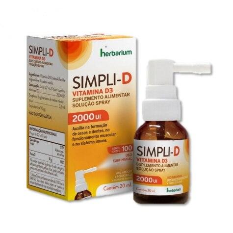 Simpli-D 2.000UI Solução Oral Spray 20ml - Imagem 1