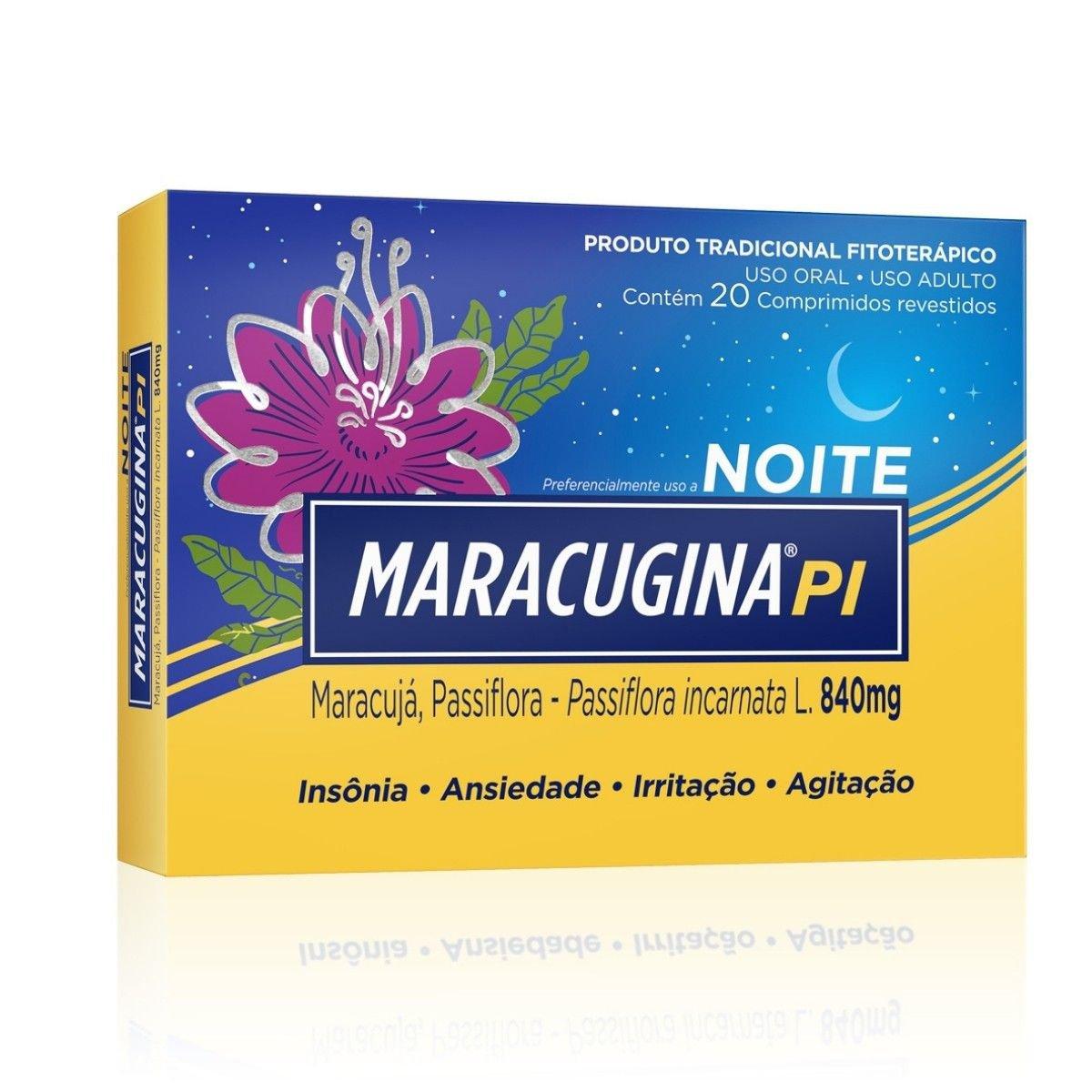 Maracugina PI Noite 840mg 20 Comprimidos Revestidos - Imagem 2