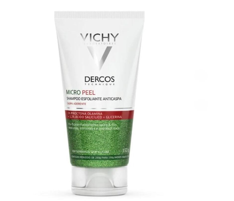 Shampoo Dercos Micro Peel Vichy Cabelo 150g