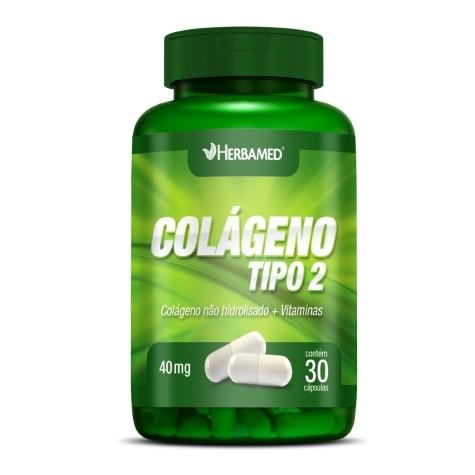 Colágeno Tipo 2 40mg Herbamed 30 Cápsulas - Imagem 1