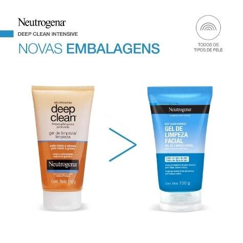 Gel de Limpeza Neutrogena Deep Clean Limpeza Profunda Facial 150g - Imagem 2