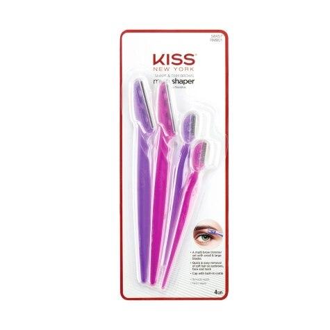 Navalhas para Sobrancelha Kiss New York Multi Shaper 4 Unidades - Imagem 1