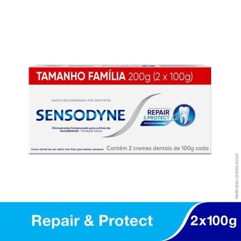 Creme Dental Sensodyne Repair & Protect 2 Unidades 100g - Imagem 2