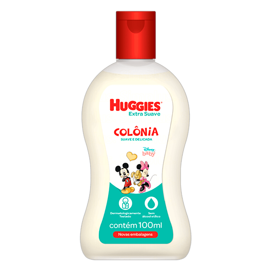 Colônia Infantil Huggies Extra Suave 100ml