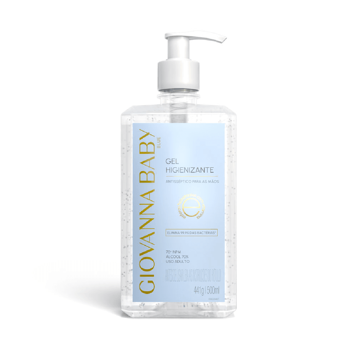 Álcool em Gel Higienizante Giovanna Baby Blue 500ml - Imagem 1