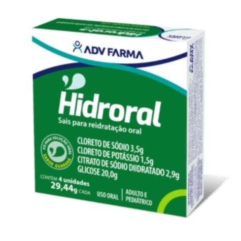 Hidroral Solução Oral Sabor Guaraná 4 Envelopes 29,44g - Imagem 1