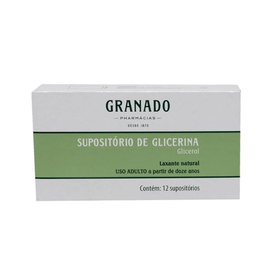 Supositório de Glicerina Granado Adulto 12 Unidades