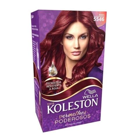 Tintura Koleston Wella 5546 Amaro 157ml - Imagem 1