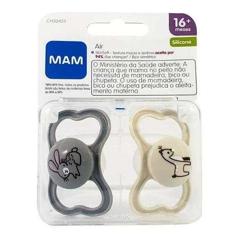 Chupeta MAM Air 16+ Neutra 2 Unidades - Imagem 1