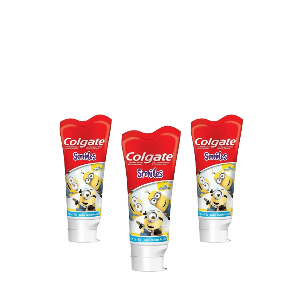 Kit 3 Unidades Creme Dental Colgate Smiles Minions 100g - Imagem 1