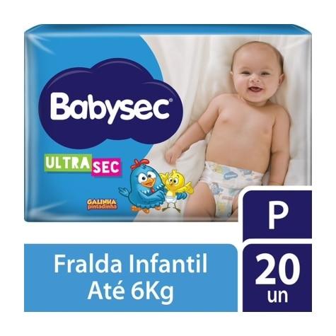 Fralda Babysec Galinha Pintadinha Ultrasec P Jumbinho 20 Unidades - Imagem 1