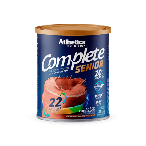 Suplemento Alimentar Atlhetica Nutrition Complete Senior 50+ Sabor Chocolate 350g - Imagem 1
