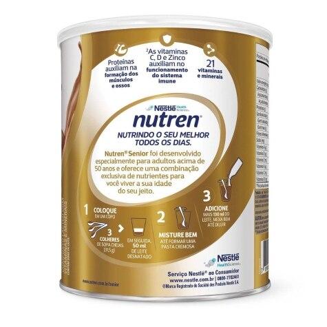 Complemento Alimentar Nutren Senior Sabor Chocolate 740g - Imagem 4