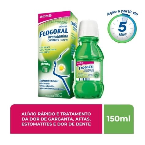 Flogoral Colutório Menta 1,5mg 150ml - Imagem 2