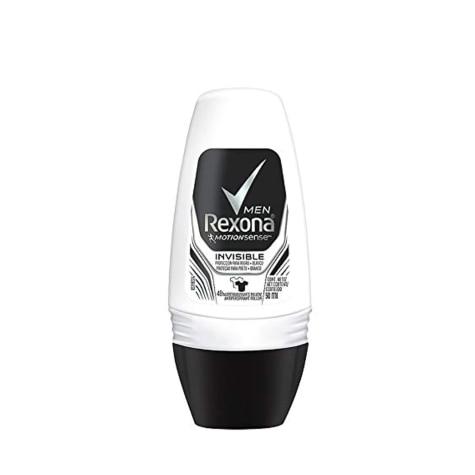 Desodorante Roll On Rexona Men Invisible 50ml - Imagem 1