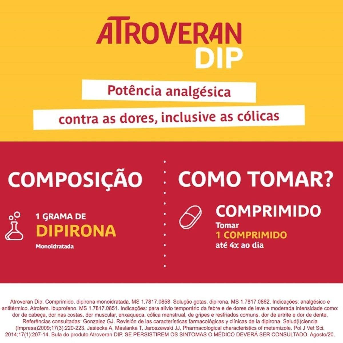 Atroveran Dip 1g 10 Comprimidos - Imagem 3