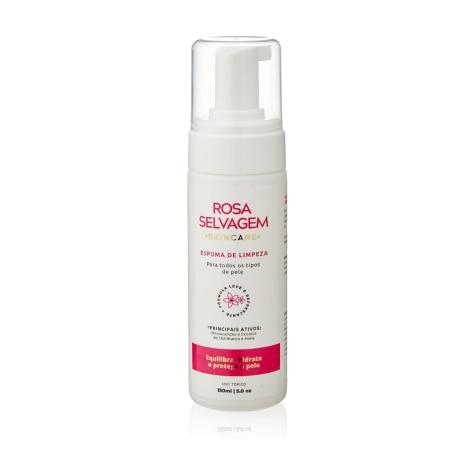 Espuma de Limpeza Facial Rosa Selvagem 150ml - Imagem 1