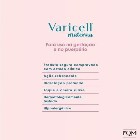 Creme para Pernas e Pés Varicell Materna Gestantes 200g - Imagem 3